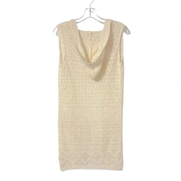 Knit Minded sleeveless hoodie sweater size medium minimalist and elegant - Picture 2 of 4